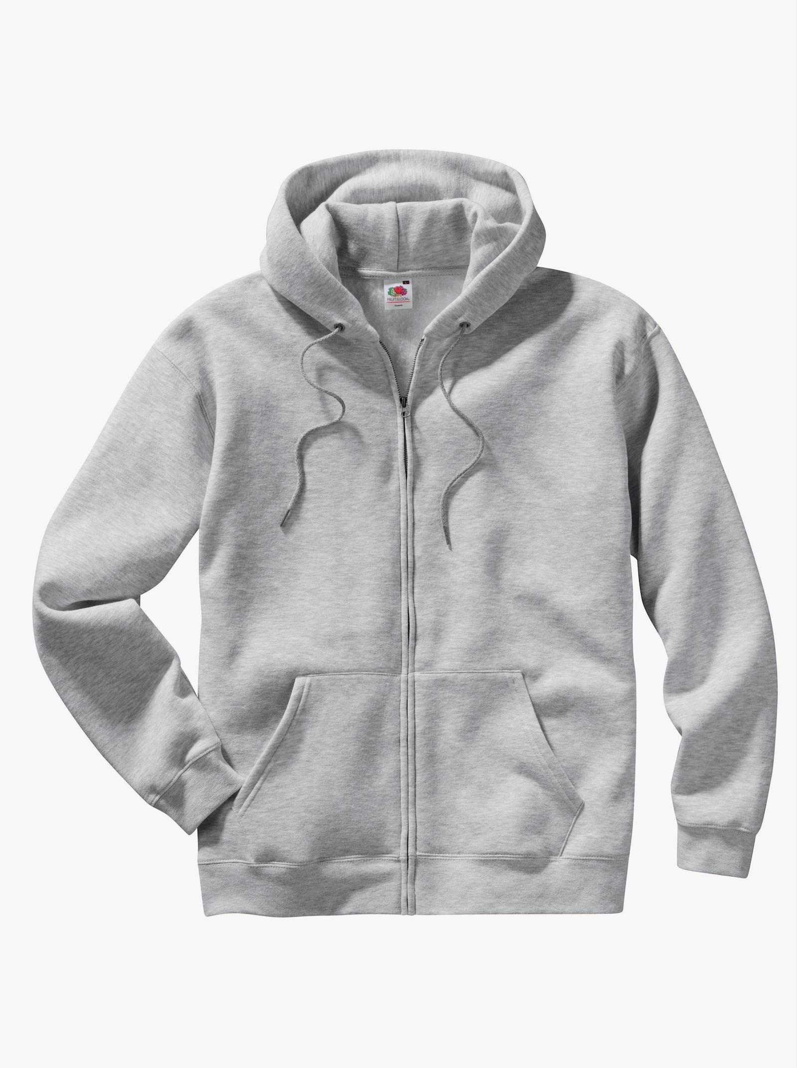 Fruit of the Loom Sweatjacke - grau-meliert