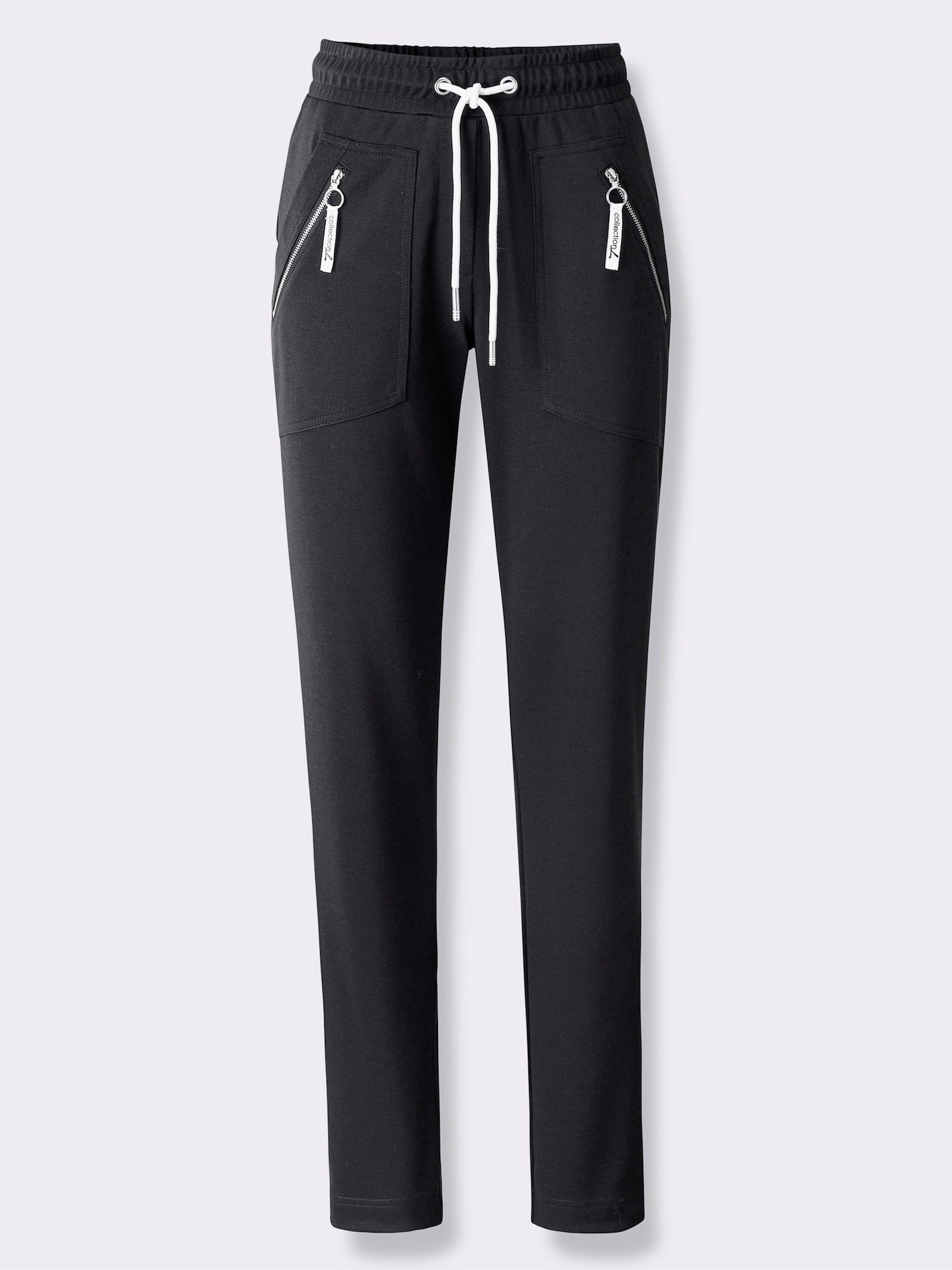 Schlupfhose in Stretch-Qualität - schwarz