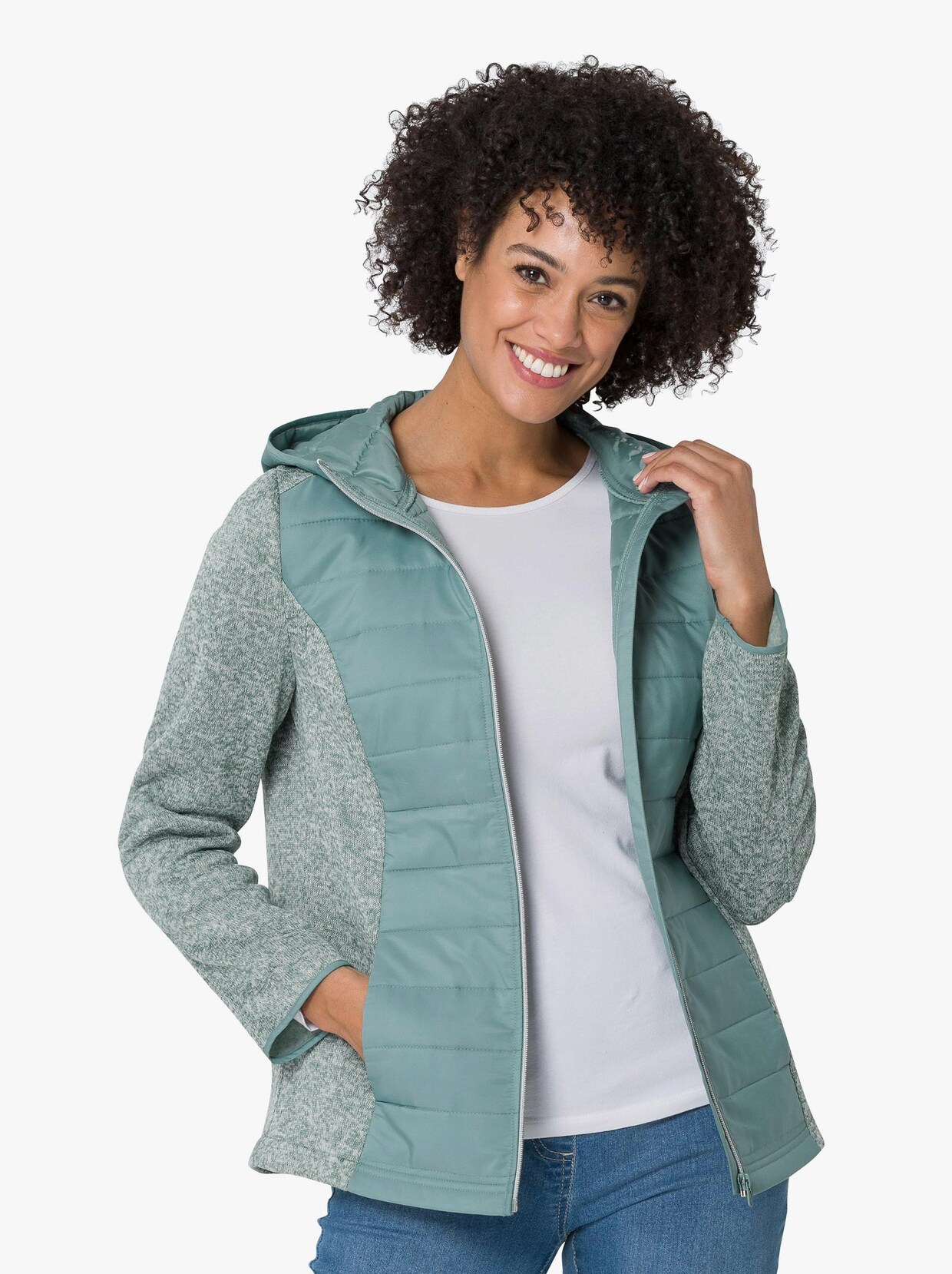 Steppjacke - jade
