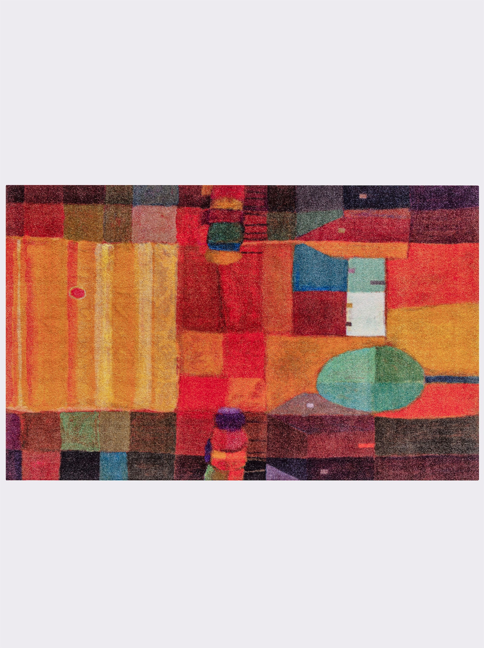 wash+dry by Kleen-Tex Fussmatte - rot-orange