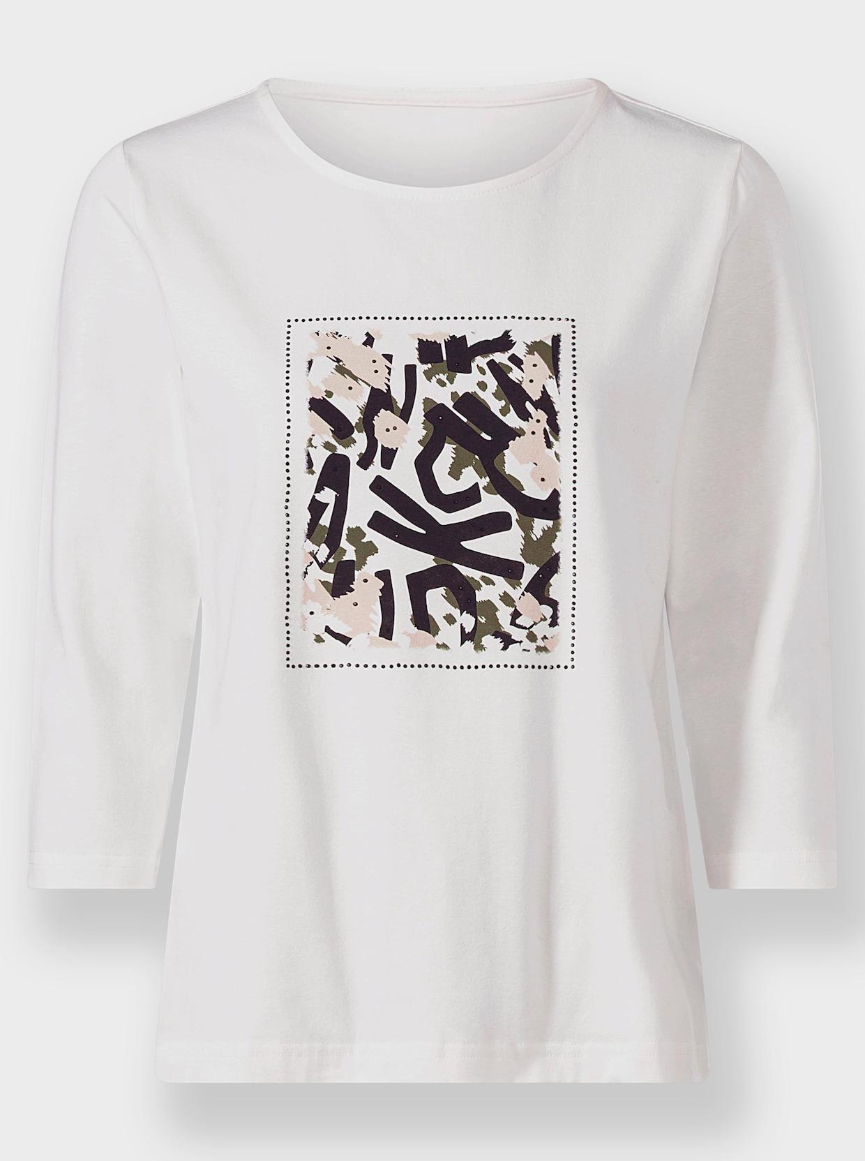 heine Shirt met 3/4-mouw - ecru