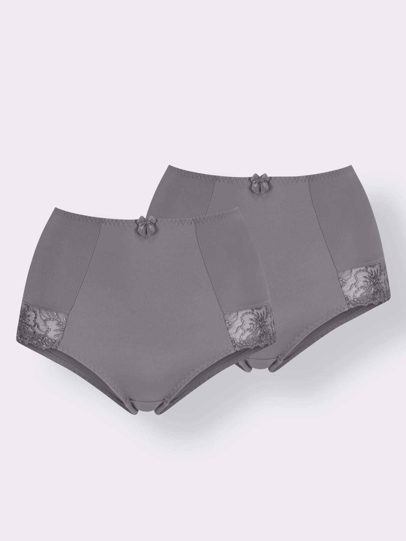 wäschepur Nohavičky, zvýš.pás, el.zakončenia - sivá