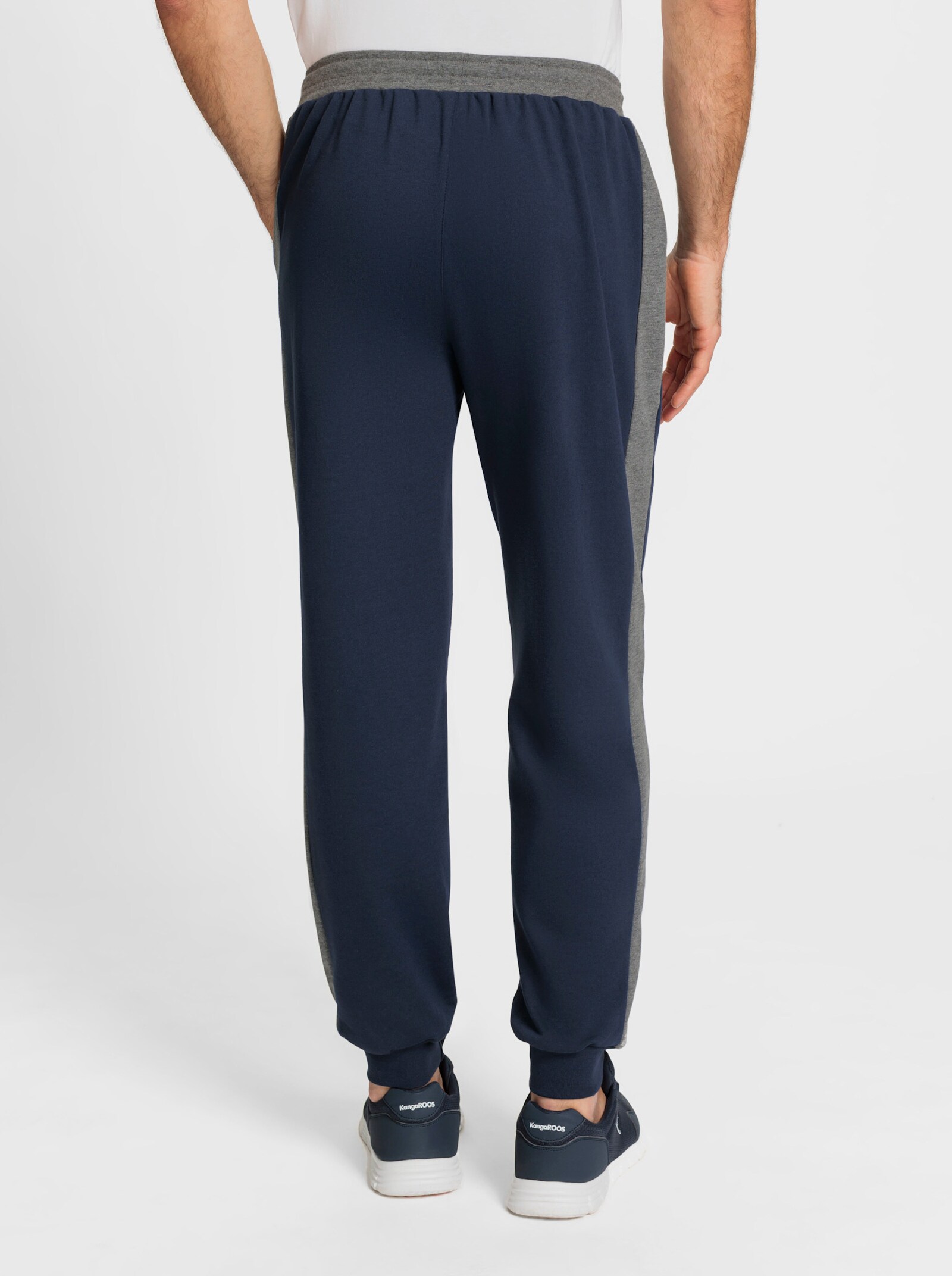 Catamaran Sports Vrijetijdsbroek met boordjes aan de zoom - marine