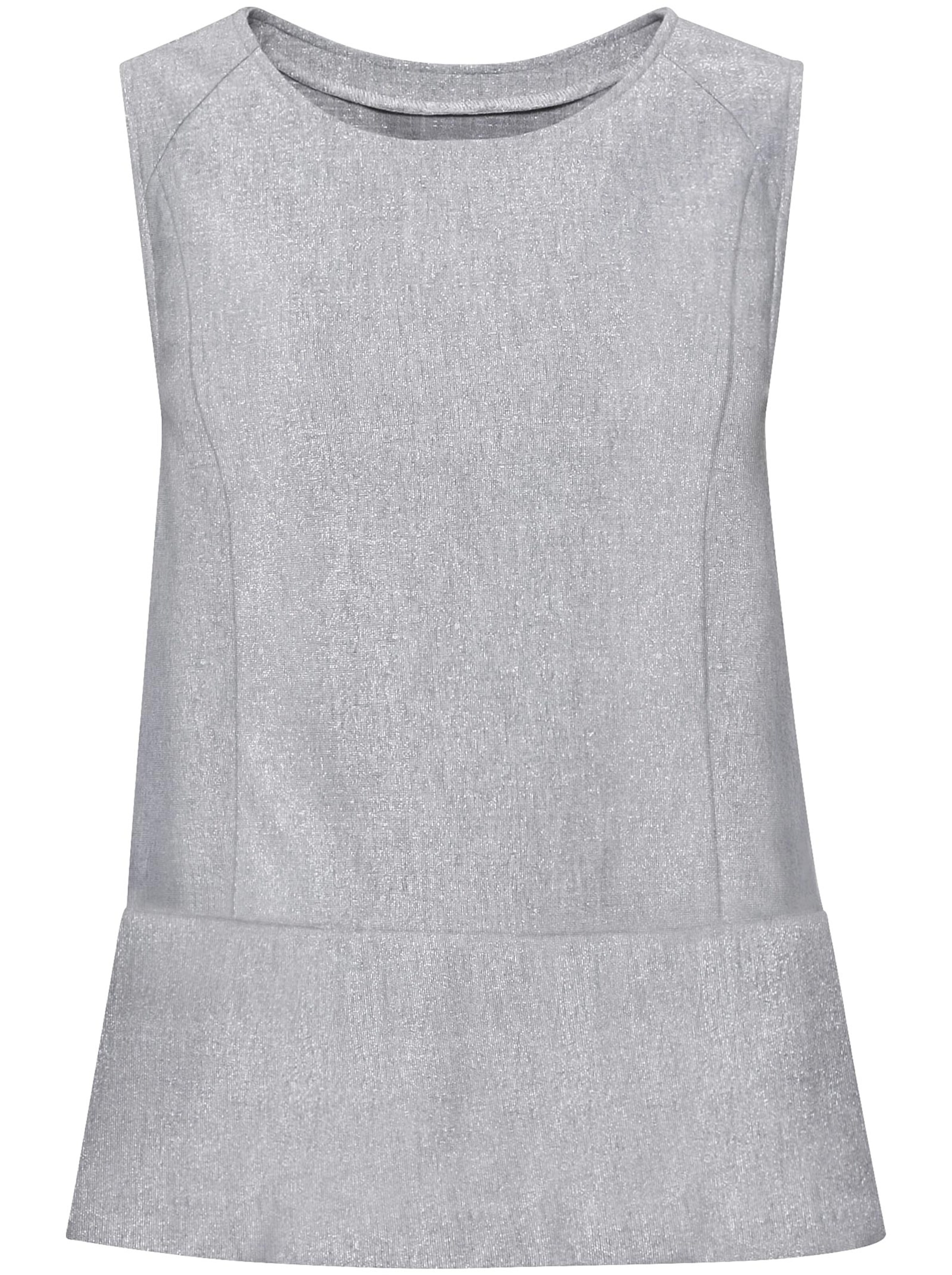 Shirttop - silbergrau