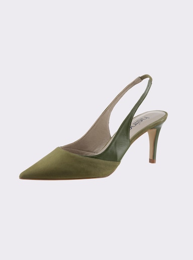 heine Slingpumps - olijf