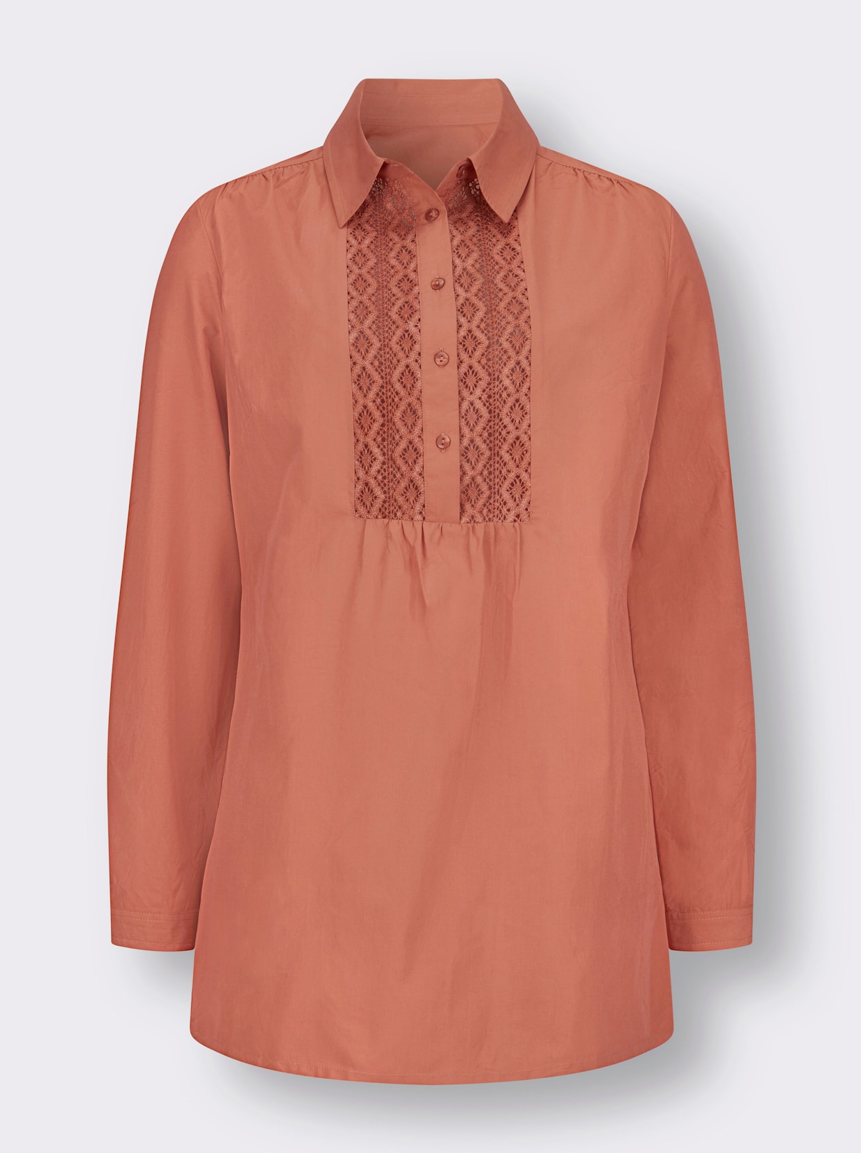 Comfortabele blouse - papaya