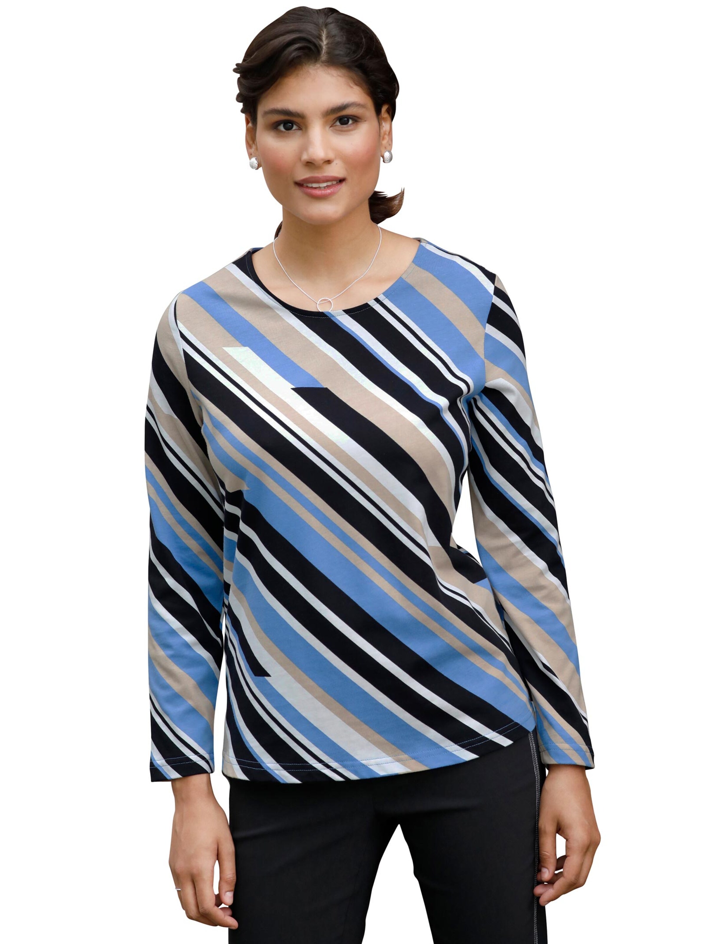 Shirt - kornblume-gemustert