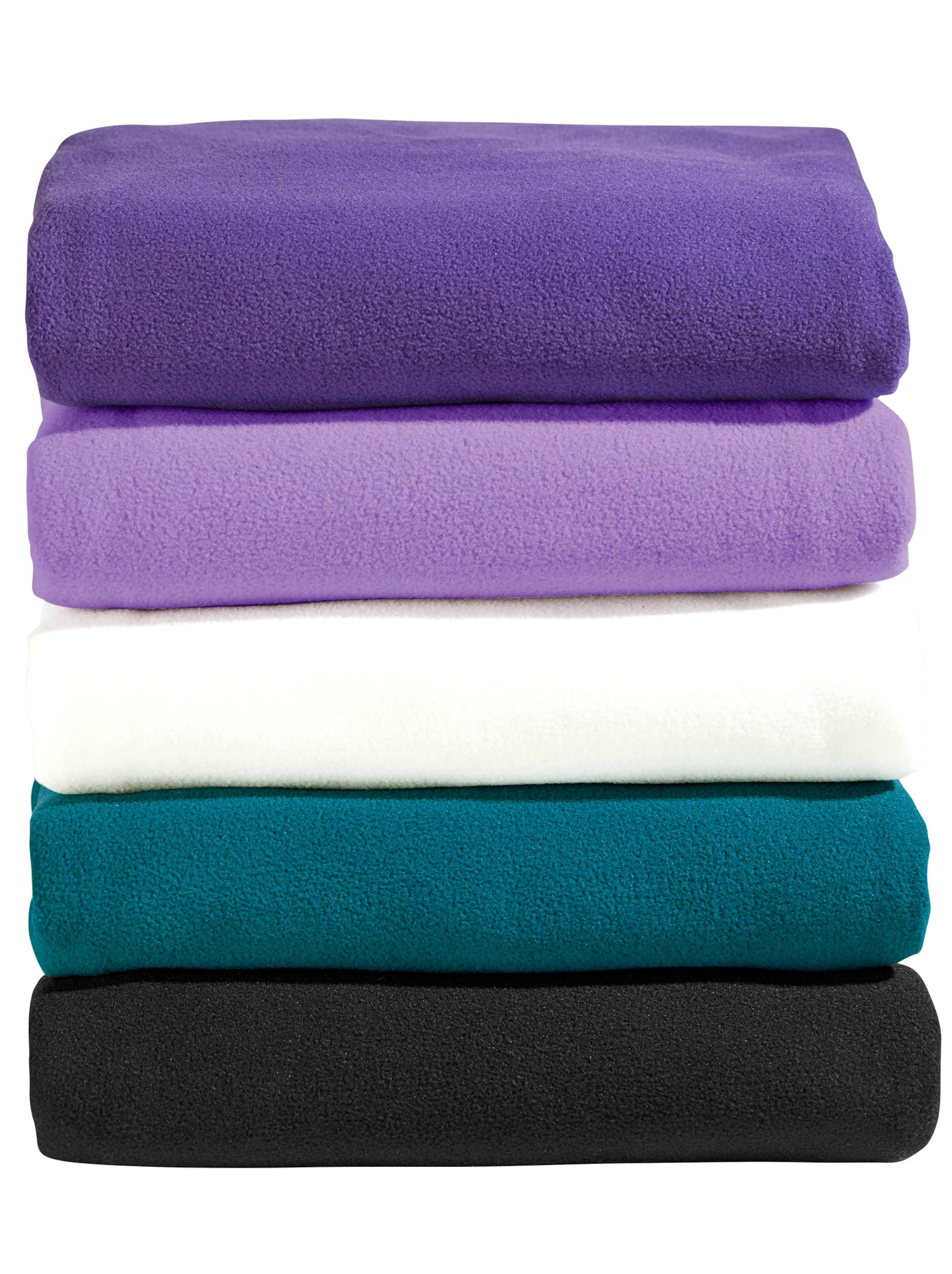 Fleece-Shirt - schwarz