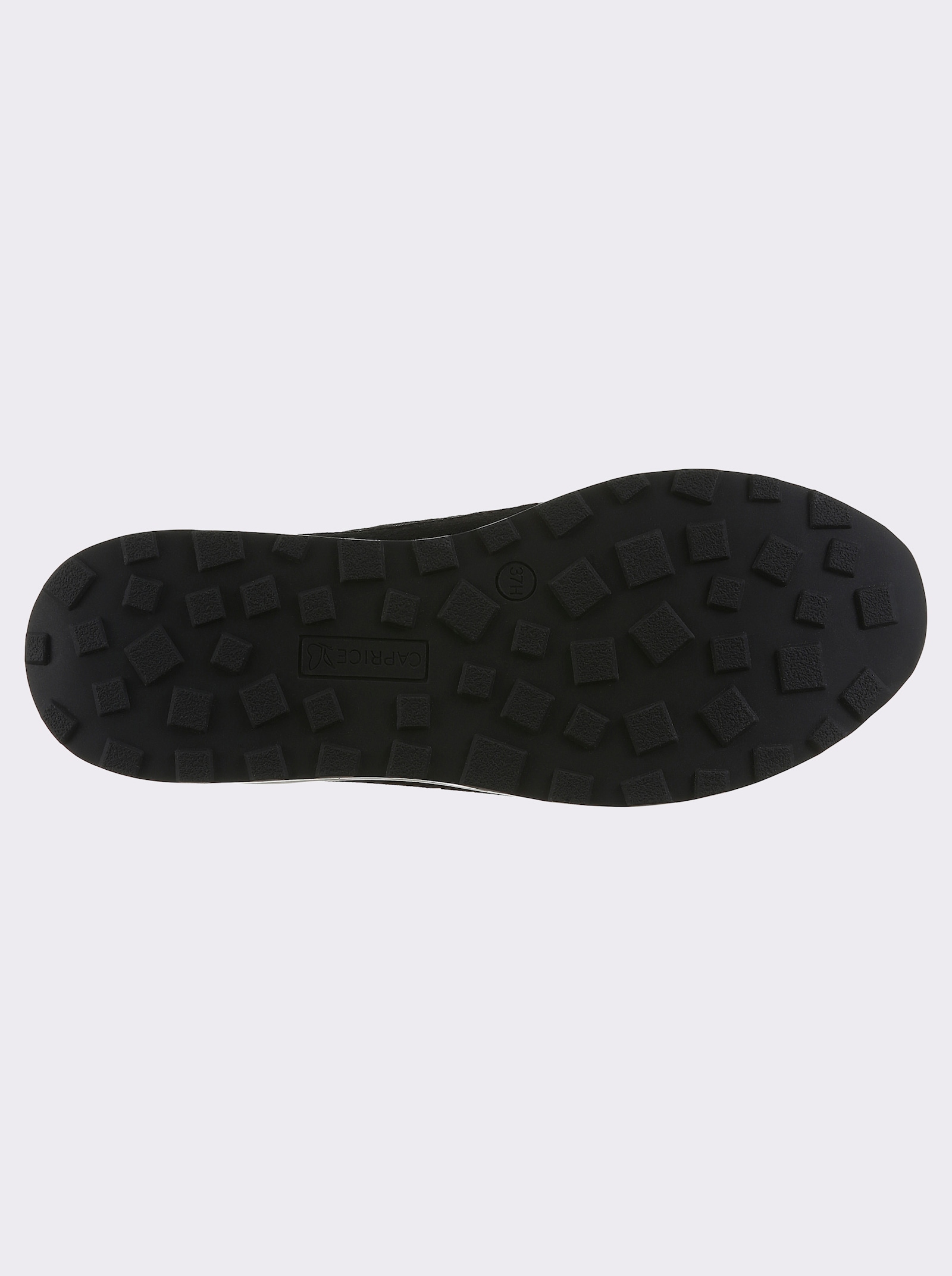 Caprice Sneaker mit Mesh-Netz - schwarz