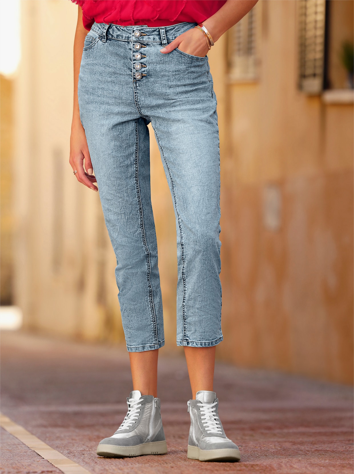 heine Jeans - blue-bleached
