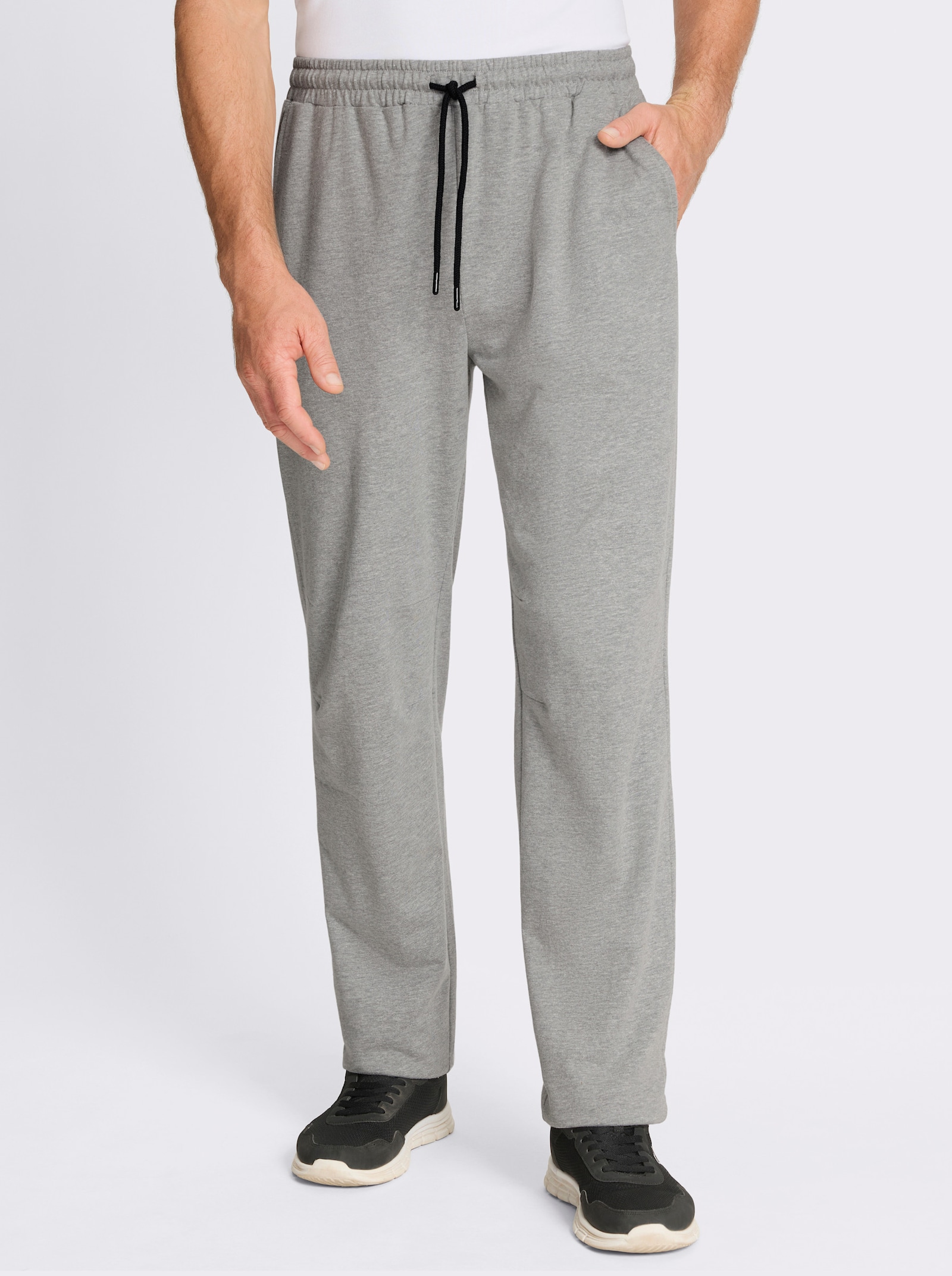 Catamaran Sports Freizeithose mit vorgeformter Kniepartie - grau-meliert