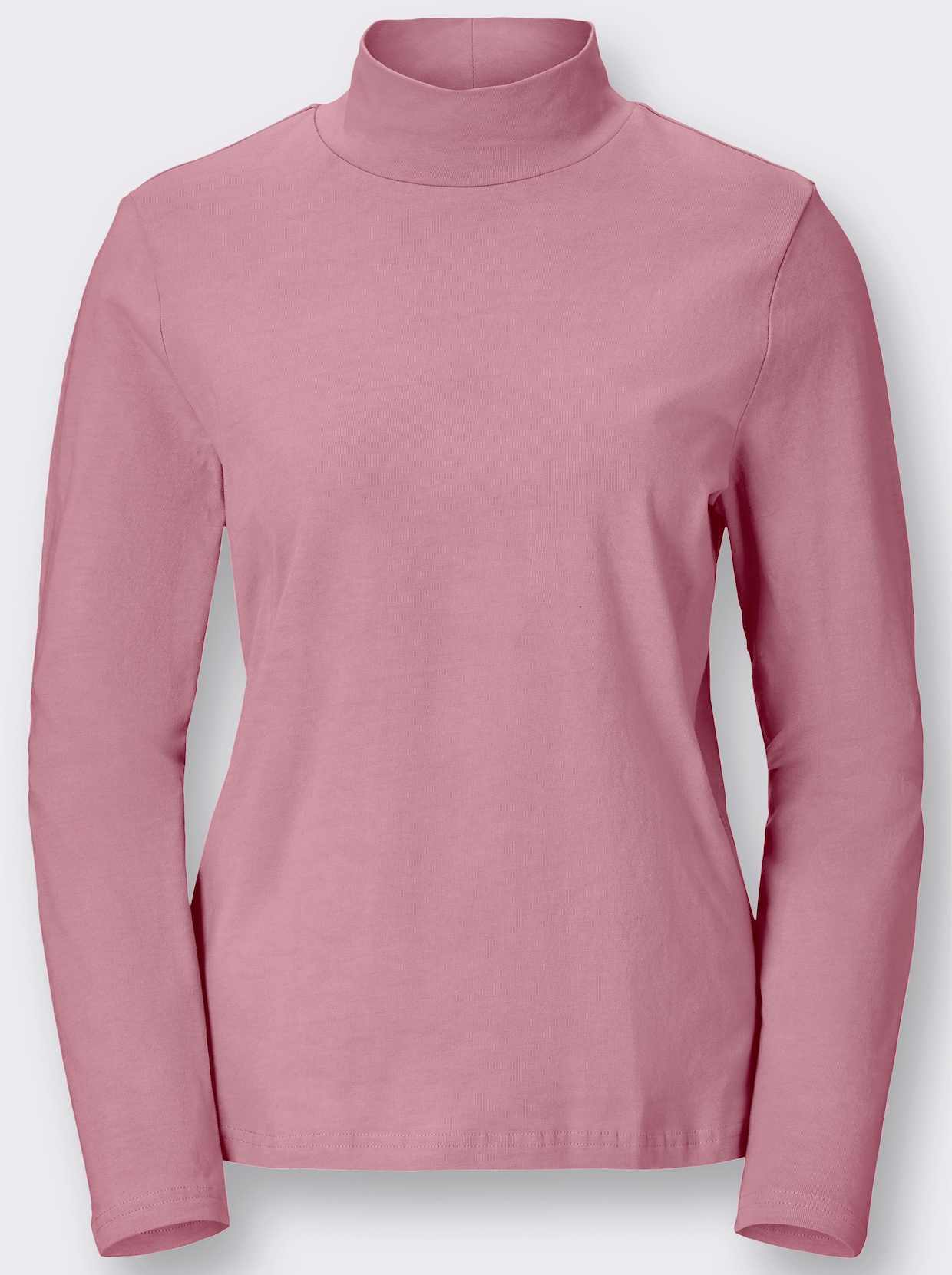 Shirt met opstaande kraag - roze