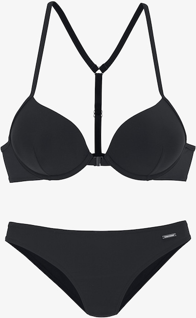 Bruno Banani Push-Up-Bikini - schwarz