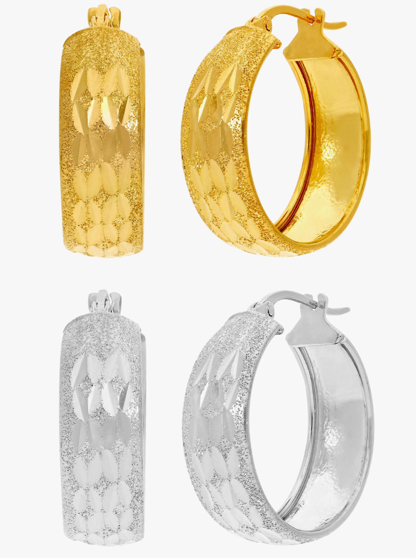 Creole - Silber vergoldet 925