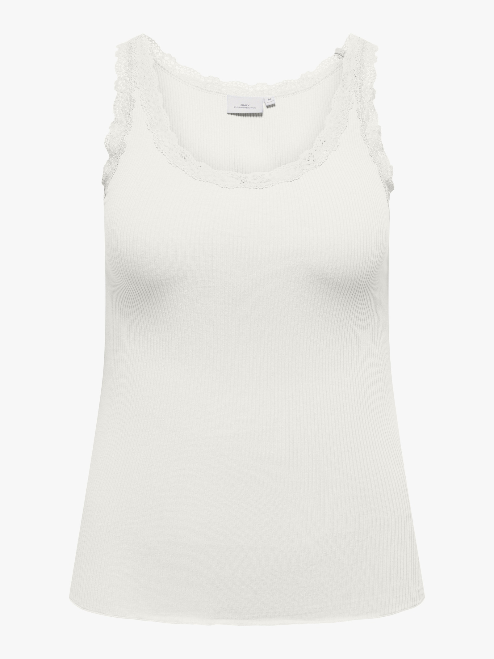 ONLY CARMAKOMA Trägertop - cloud dancer