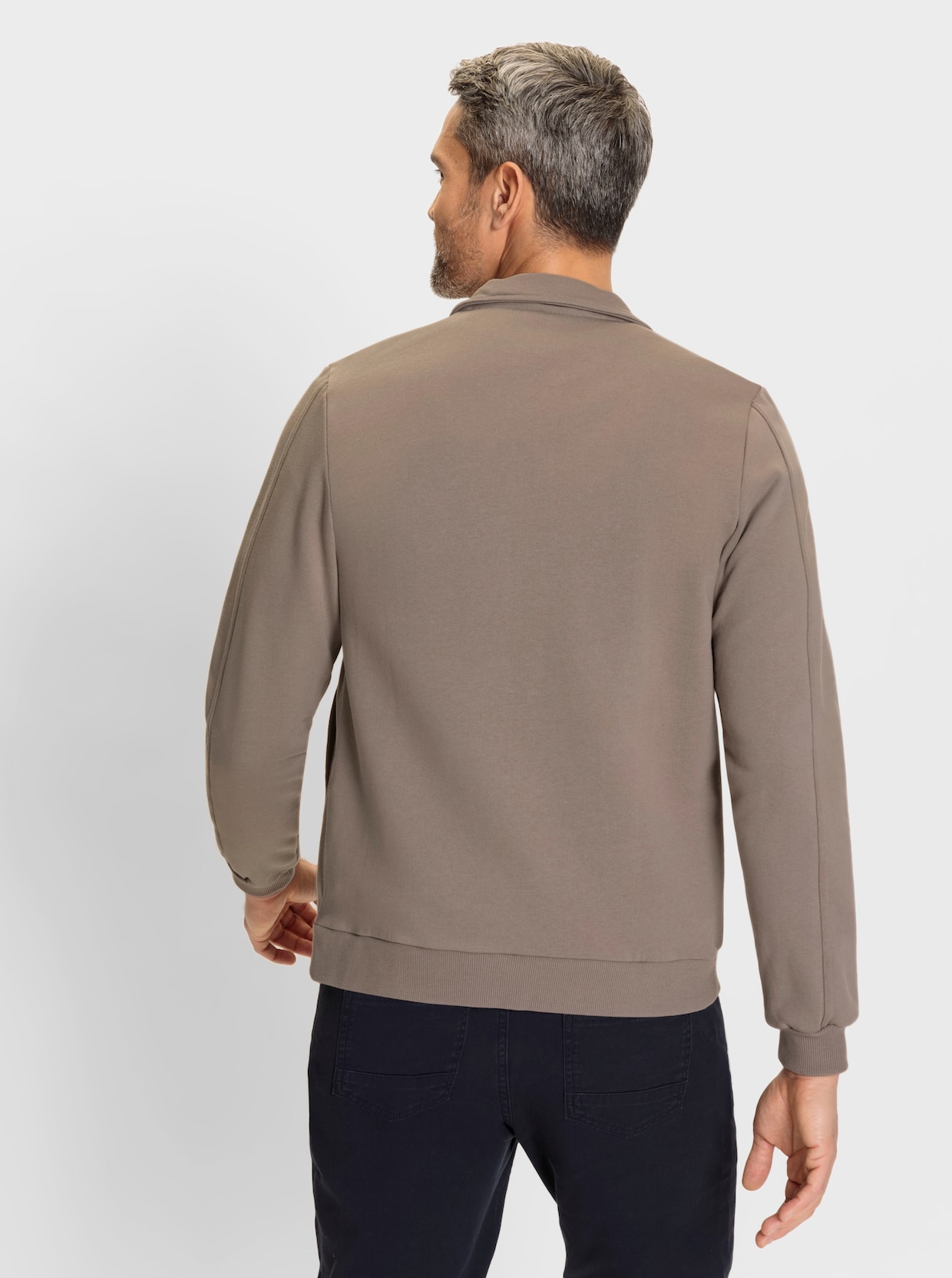 Catamaran Sweatjacke - taupe