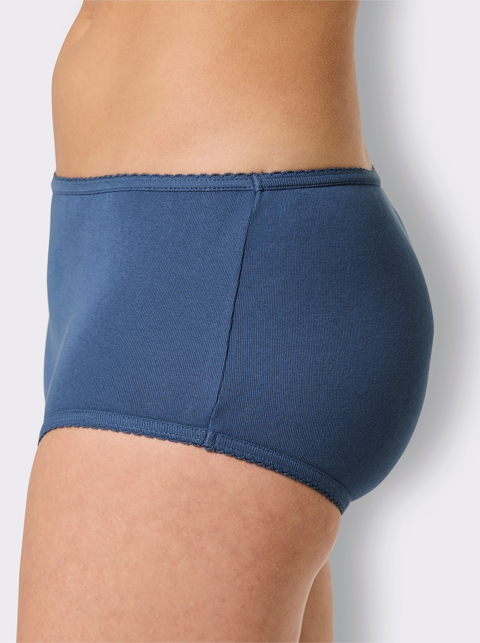 wäschepur Taillenslip - marine + jeansblau + mint