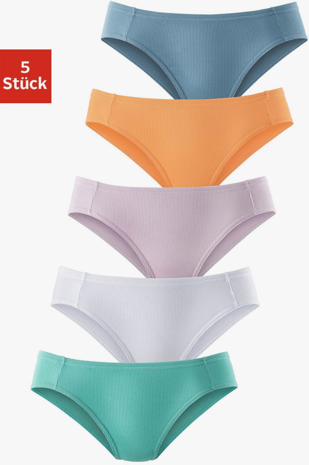 petite fleur Bikinislip - mint, weiss, flieder, apricot, hellblau