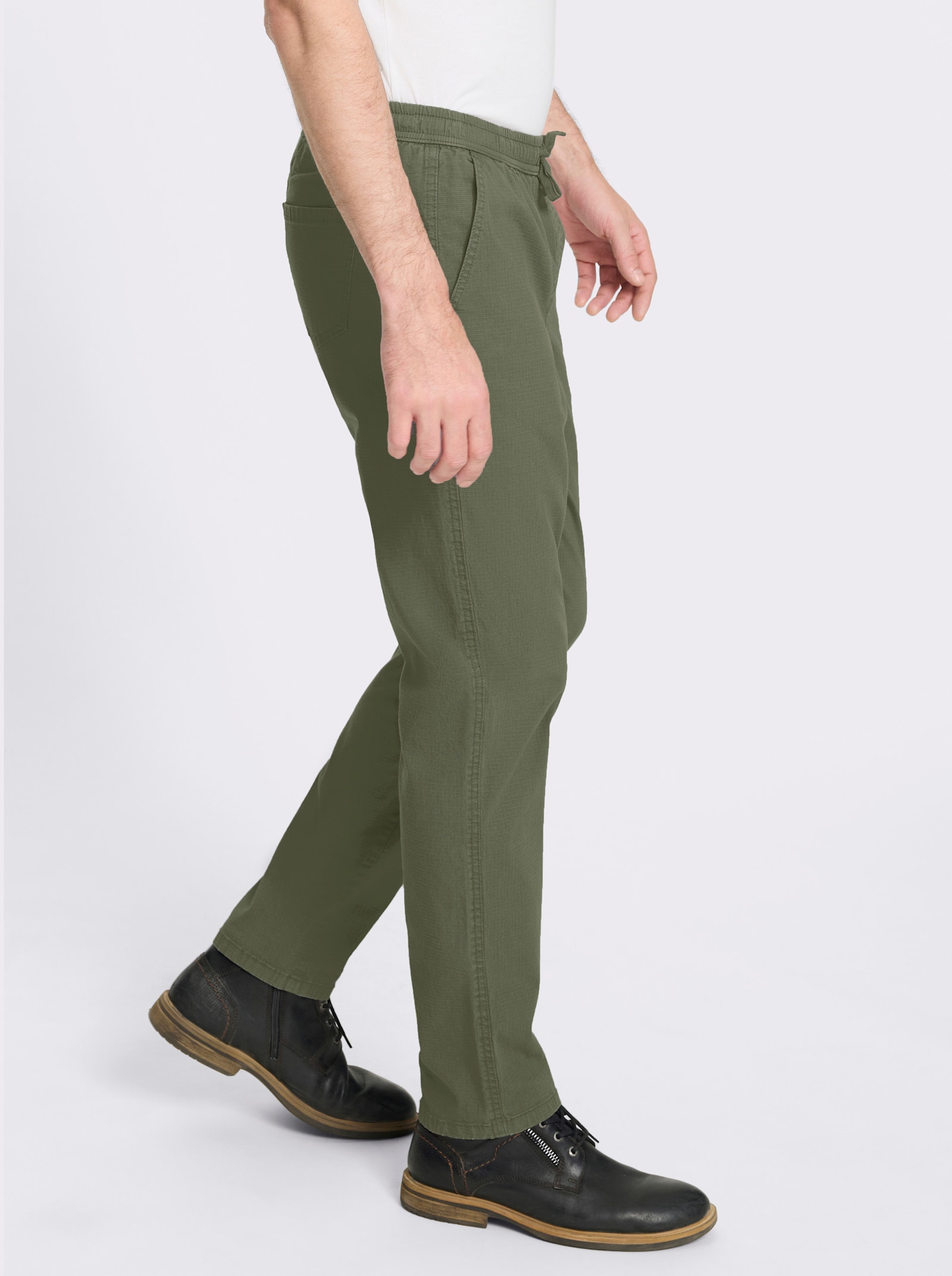 Catamaran Schlupfhose in Baumwoll-Stretch-Qualität, robust - khaki