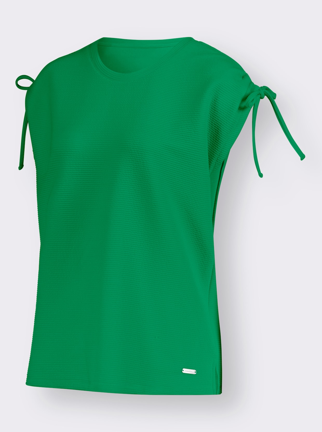 Rundhalsshirt - grasgrün
