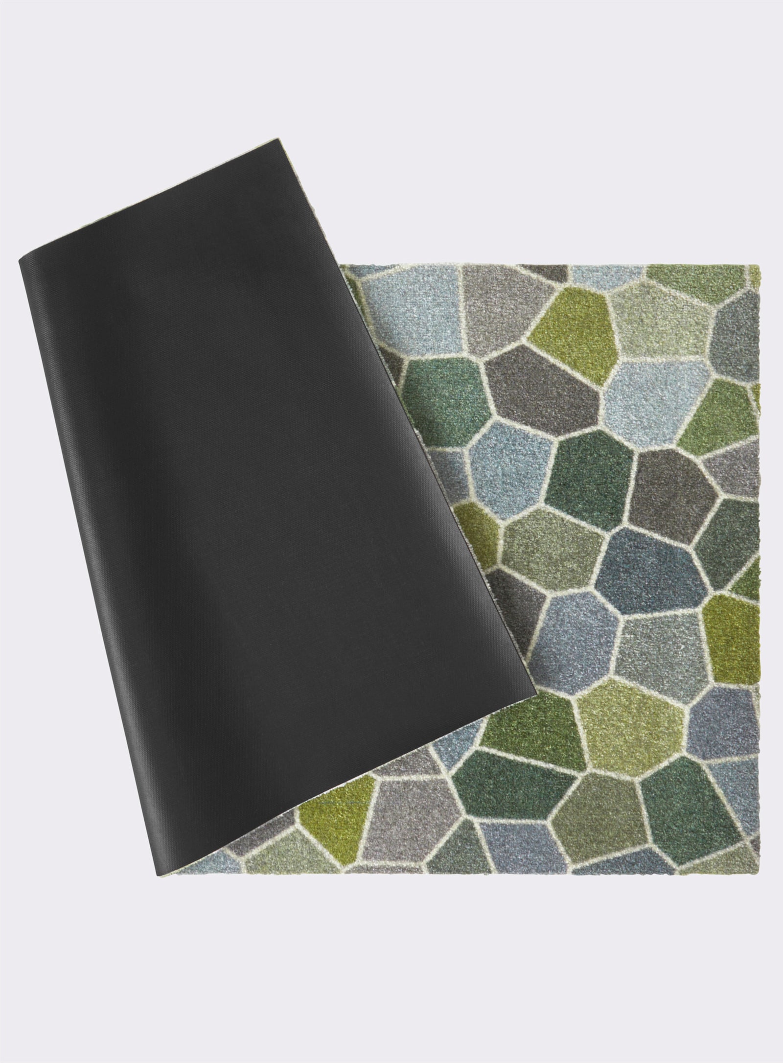 wash+dry by Kleen-Tex Paillasson - vert-gris