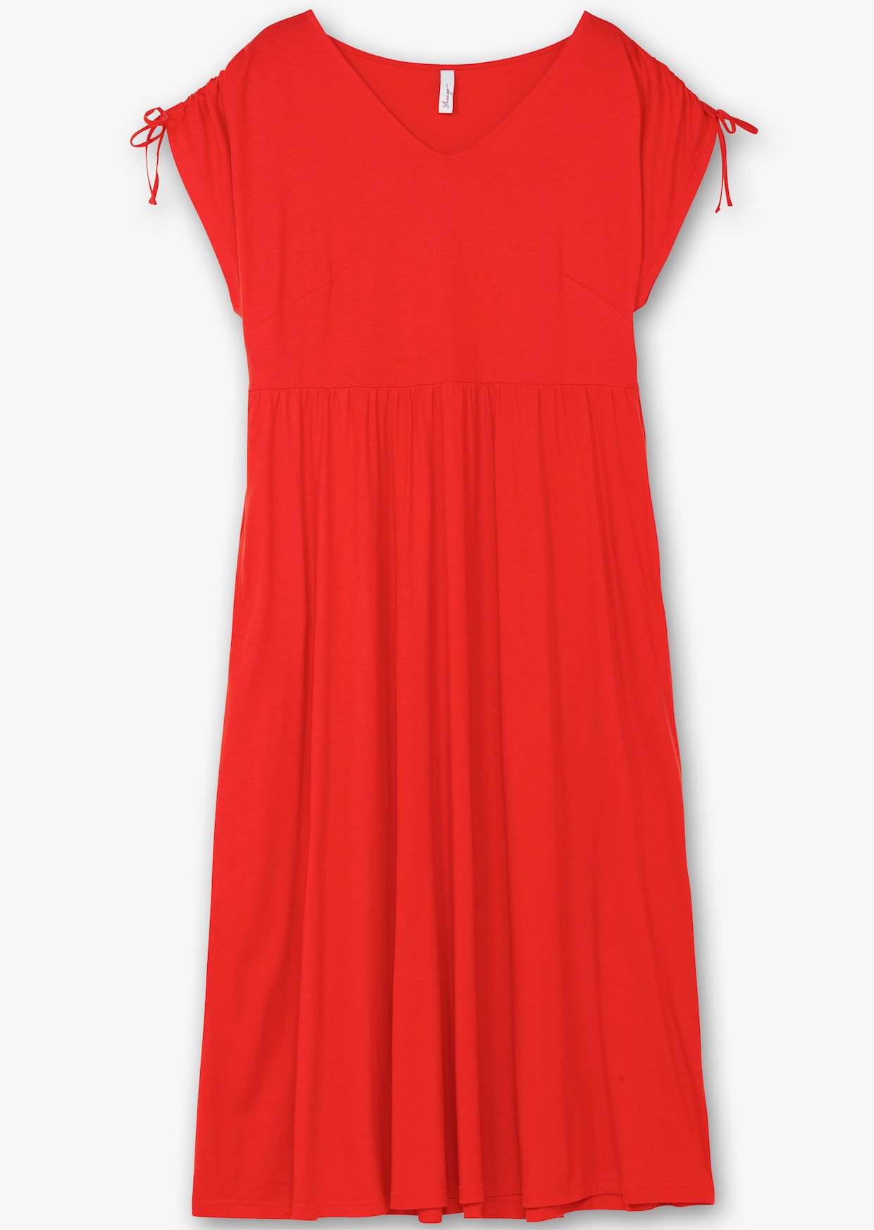 sheego Jersey jurk - rood