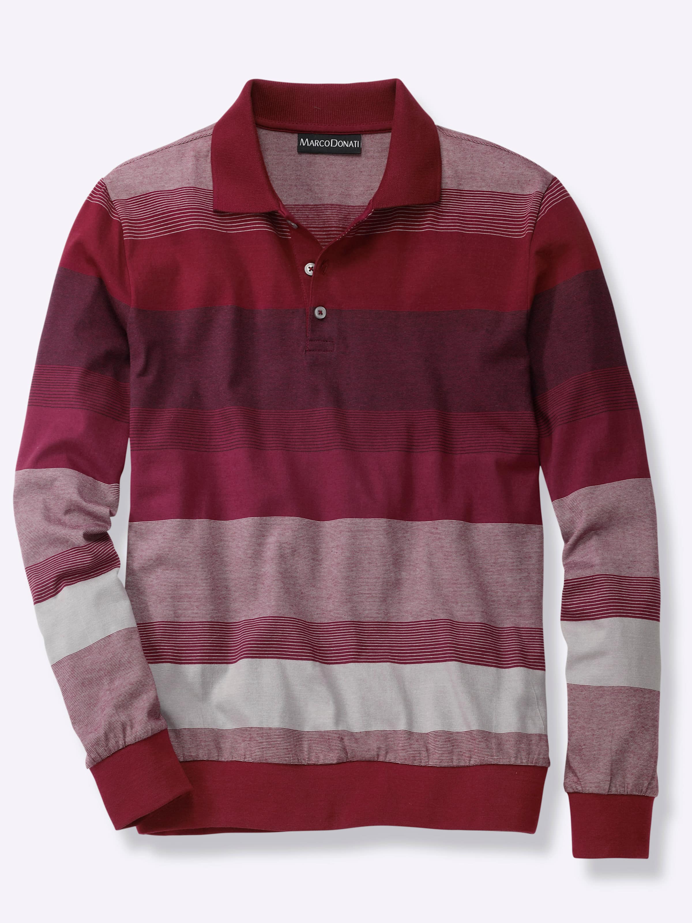 Thumbnail - Langarm-Poloshirt