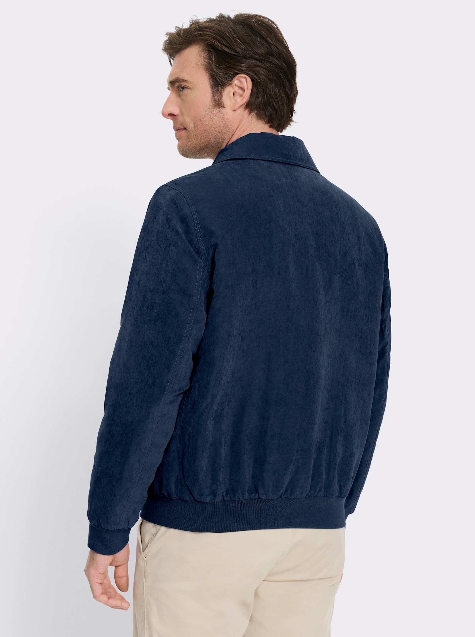 Marco Donati Blouson mit drei Innentaschen - dunkelblau