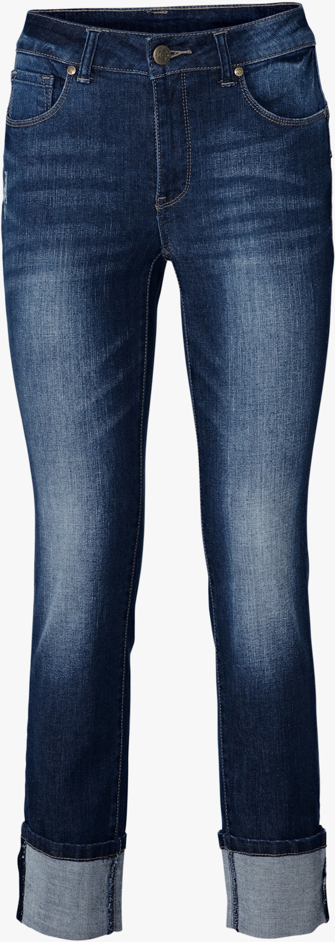 heine 7/8-Jeans in Bauch-weg-Form - dark denim