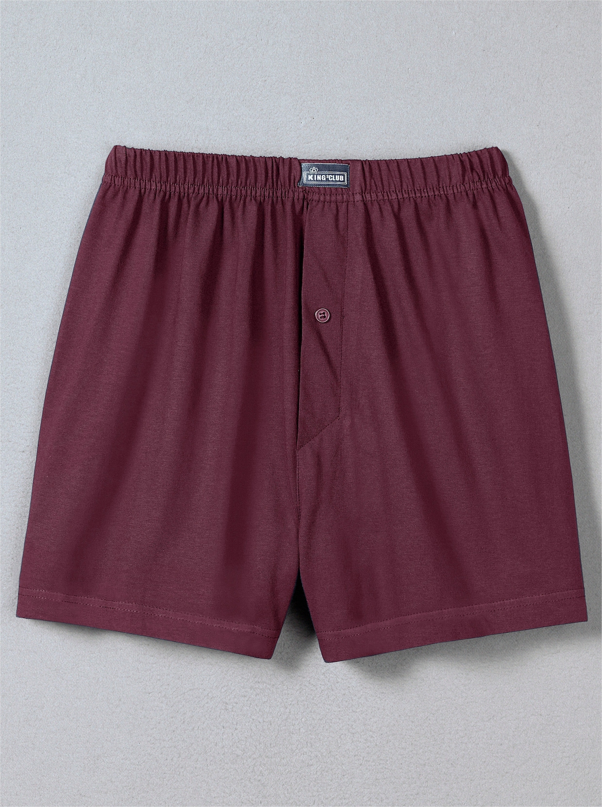 KINGsCLUB Boxershorts - blau + grau + bordeaux