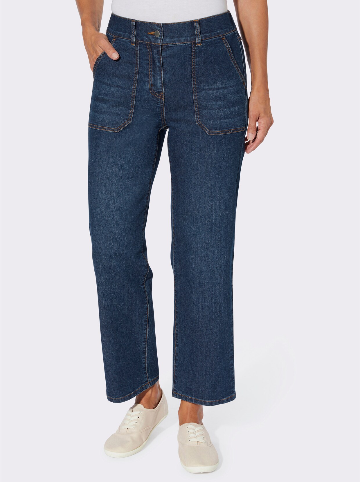 Jeans - blue-stone-washed