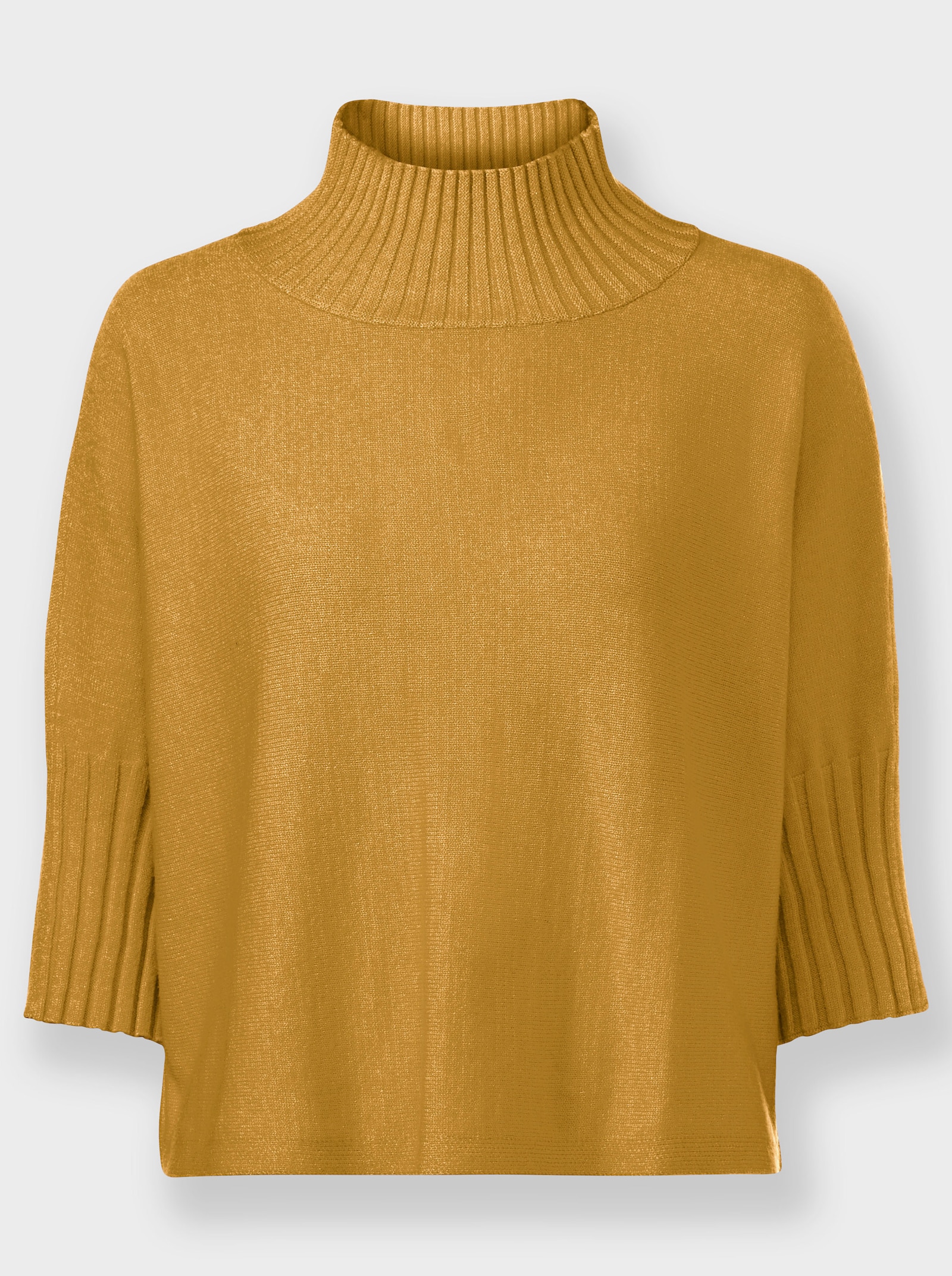 heine Pull à col montant et manches chauve-souris - ocre