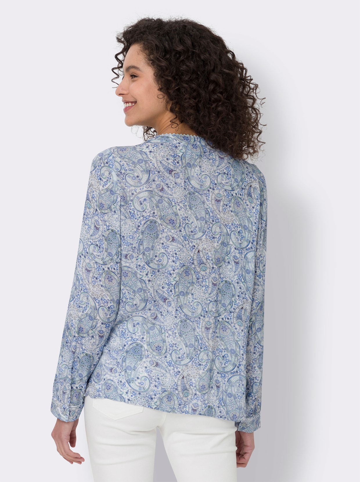 heine Blouse met print - kalkmint/grafiet bedrukt