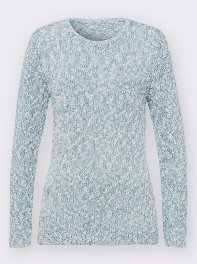 Pullover met ronde hals - jade