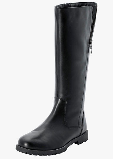 sheego Weitschaftstiefel - schwarz