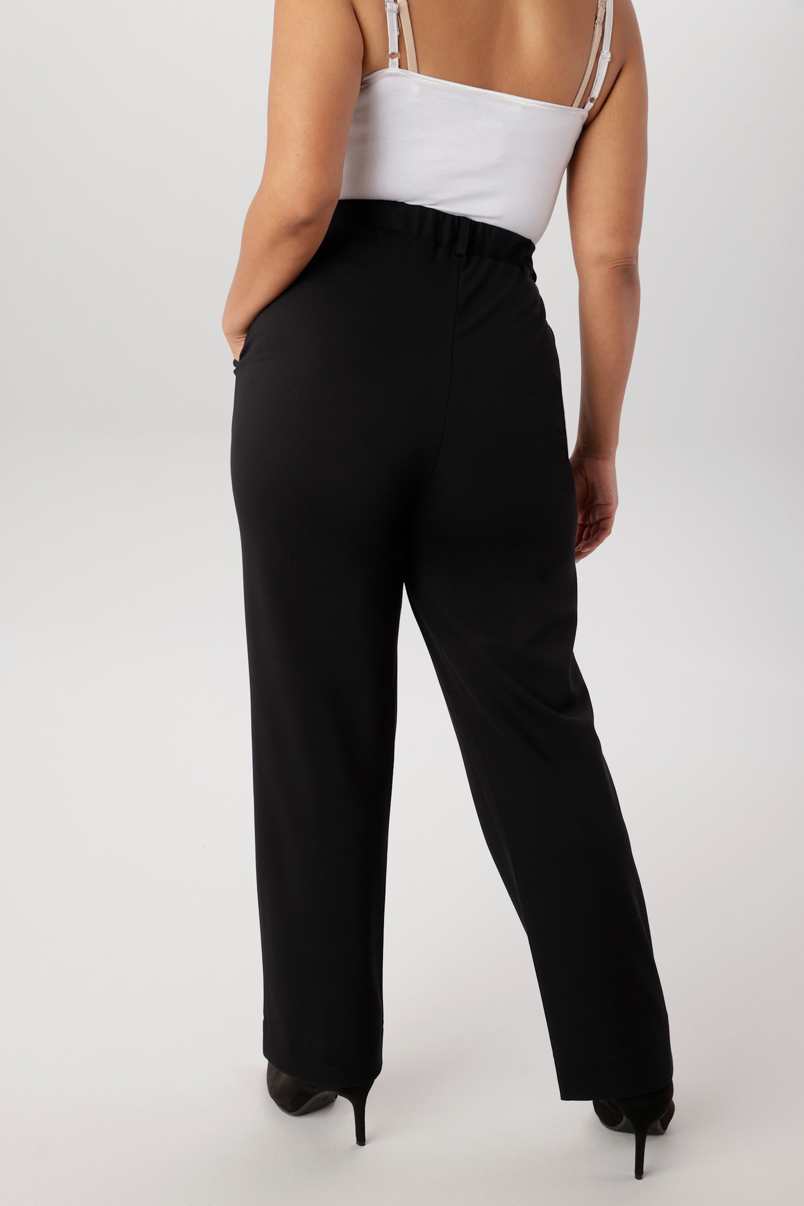 Aniston PLUS Jerseyhose - schwarz