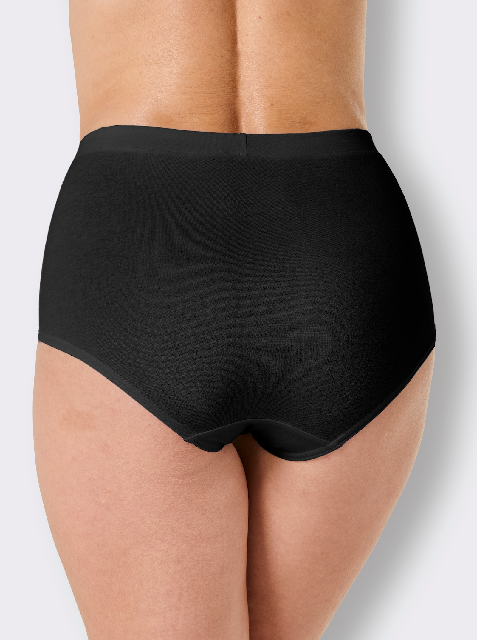 wäschepur Taillenslip aus Single-Jersey - schwarz