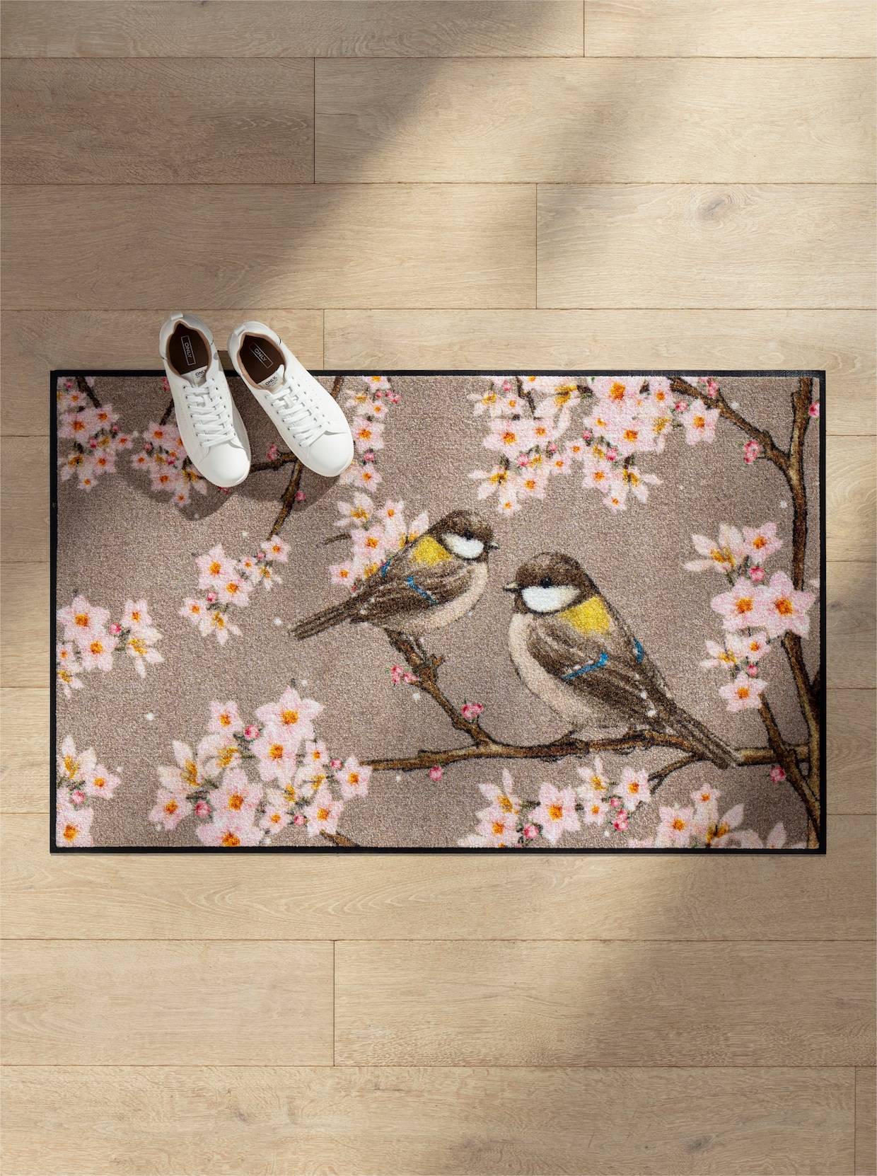 wash+dry by Kleen-Tex Voetmat - zand/roze