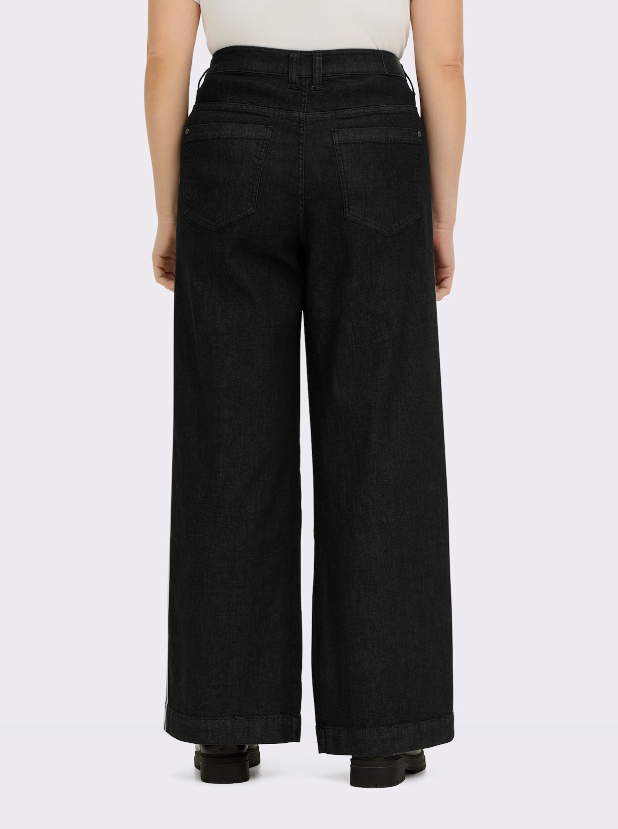 sheego Jeans - black denim