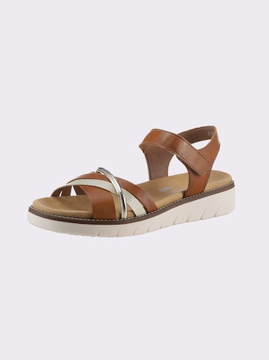 Remonte Sandalette - cognac