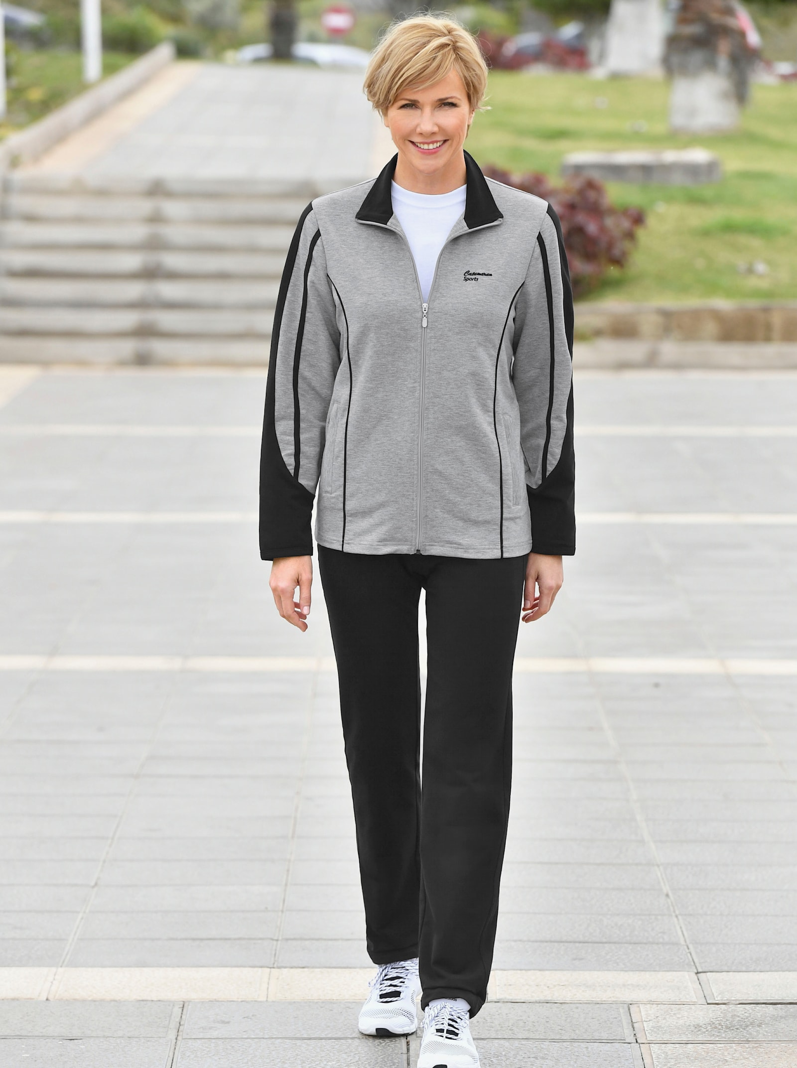 Catamaran Sports Freizeitanzug formstabile Qualität - grau-meliert