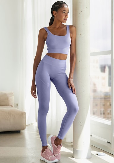 LASCANA Seamless Leggings - flieder