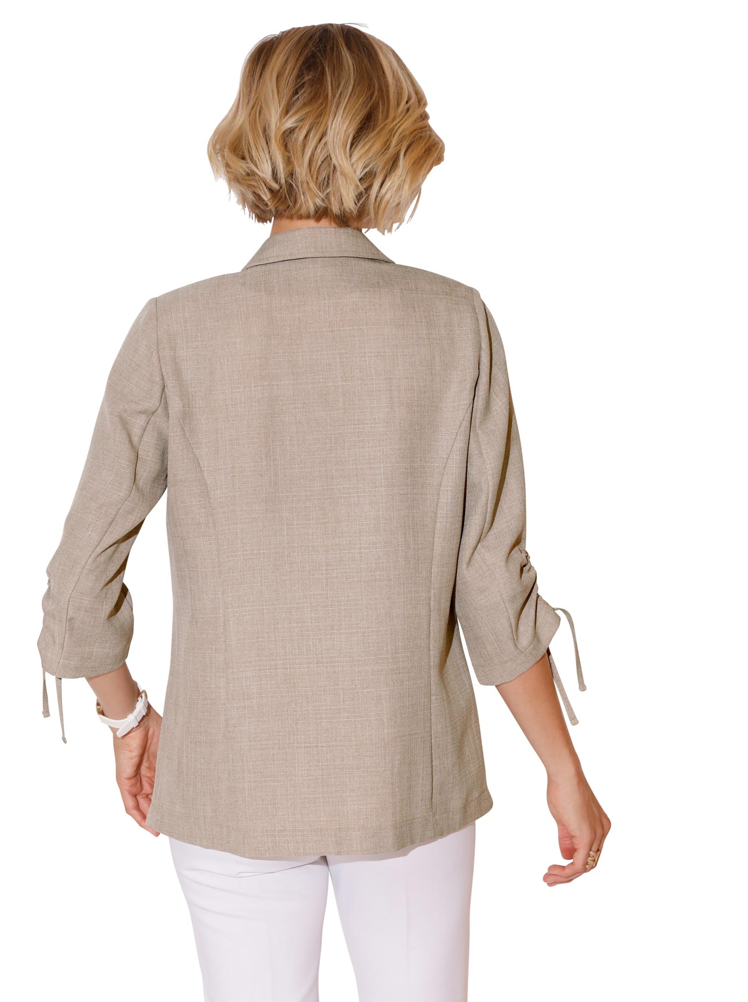 Blazer - taupe-meliert