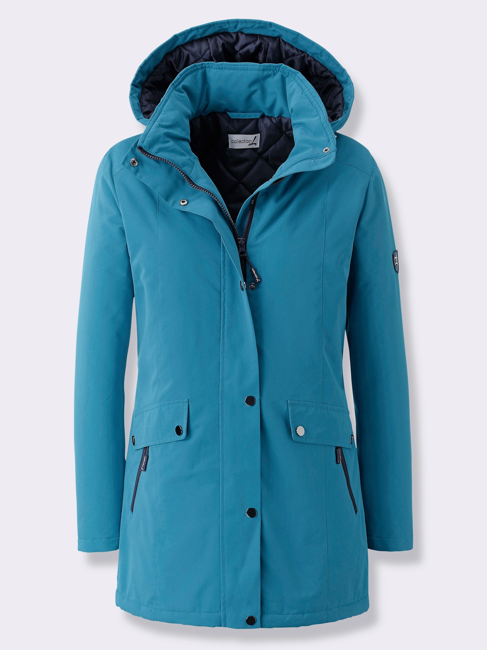 Outdoorjacke mit Stepp-Futter - topas