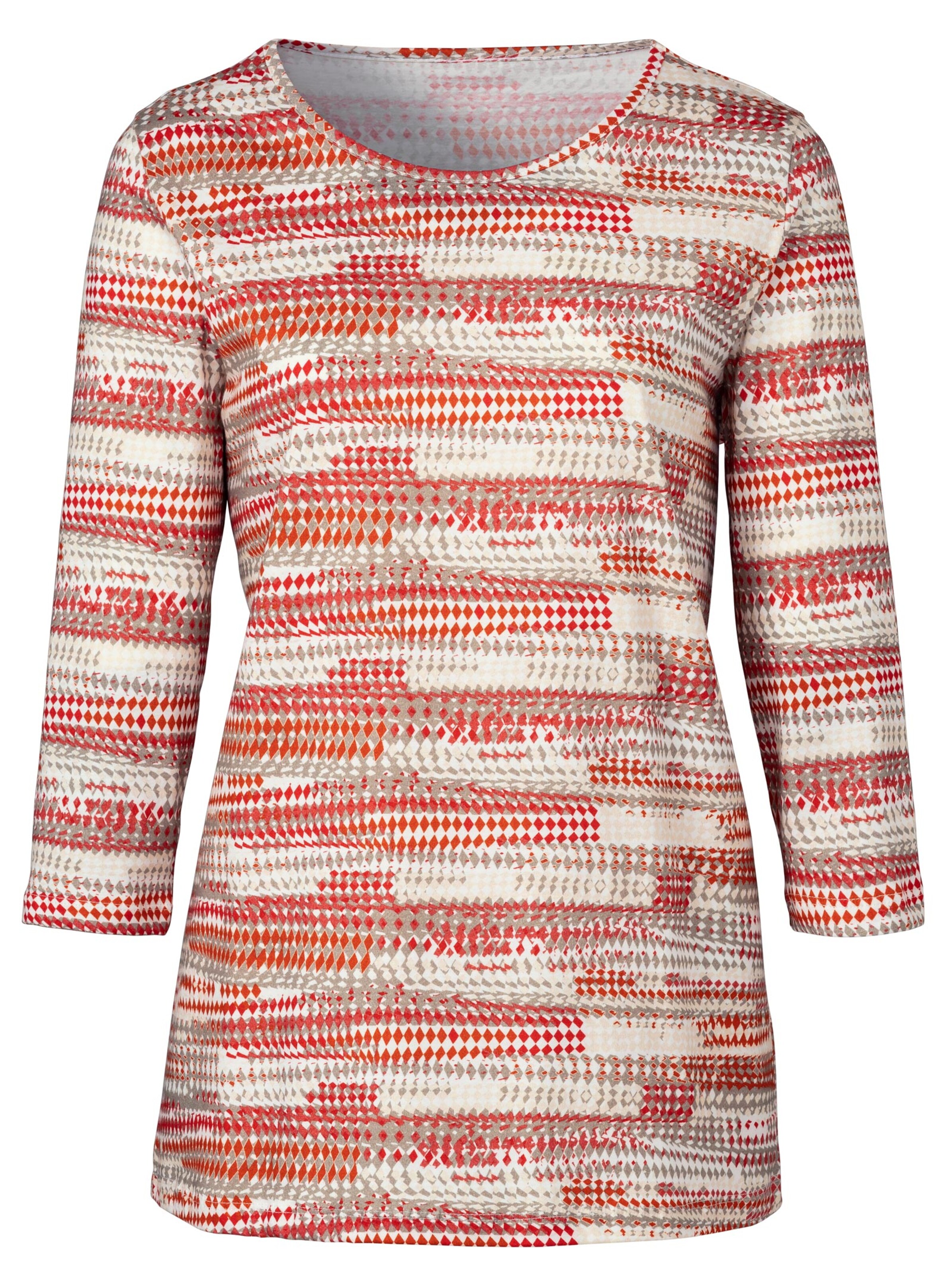 Shirt - terra-schilf-gemustert