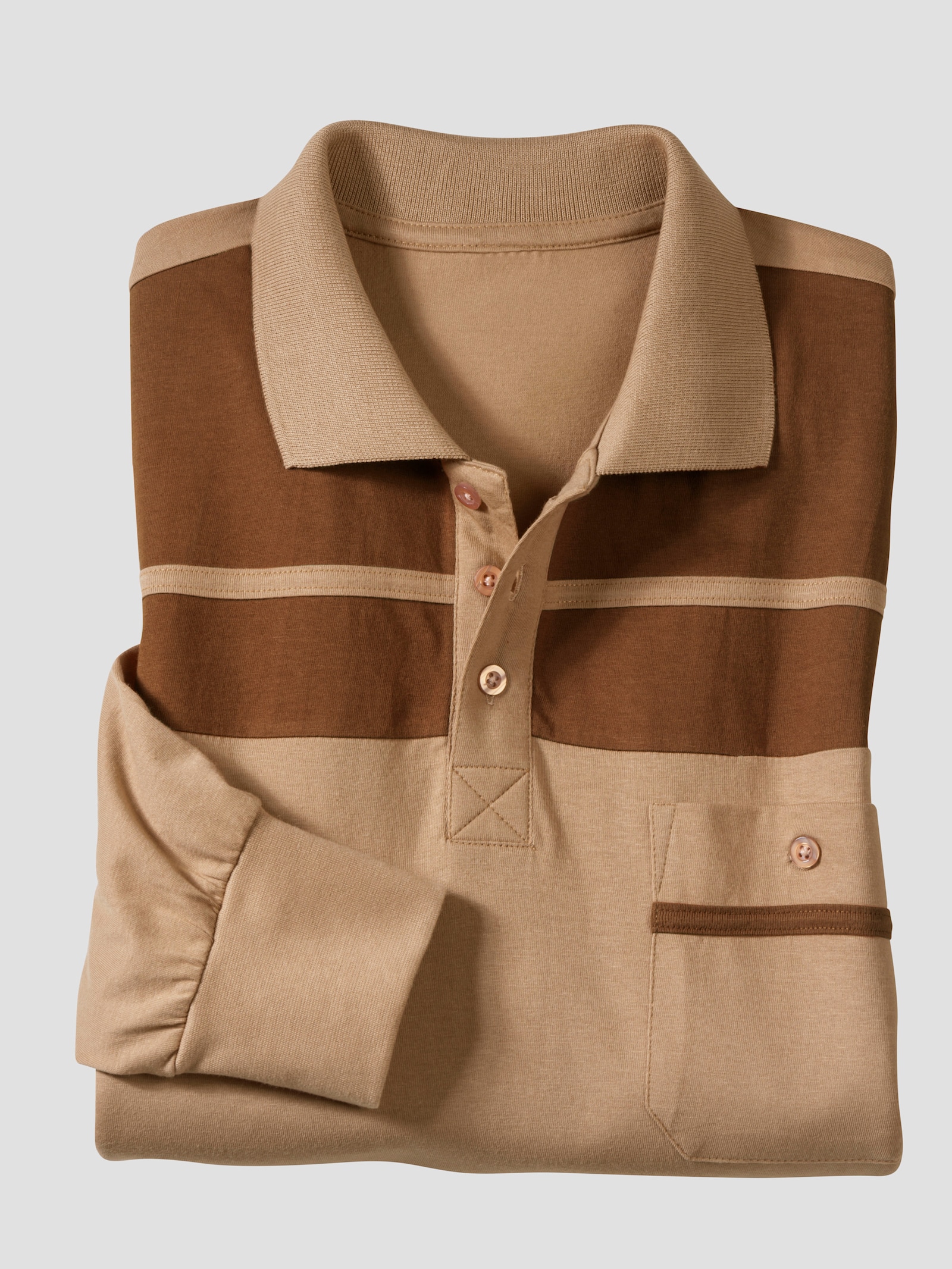 Poloshirt - camel-cognac