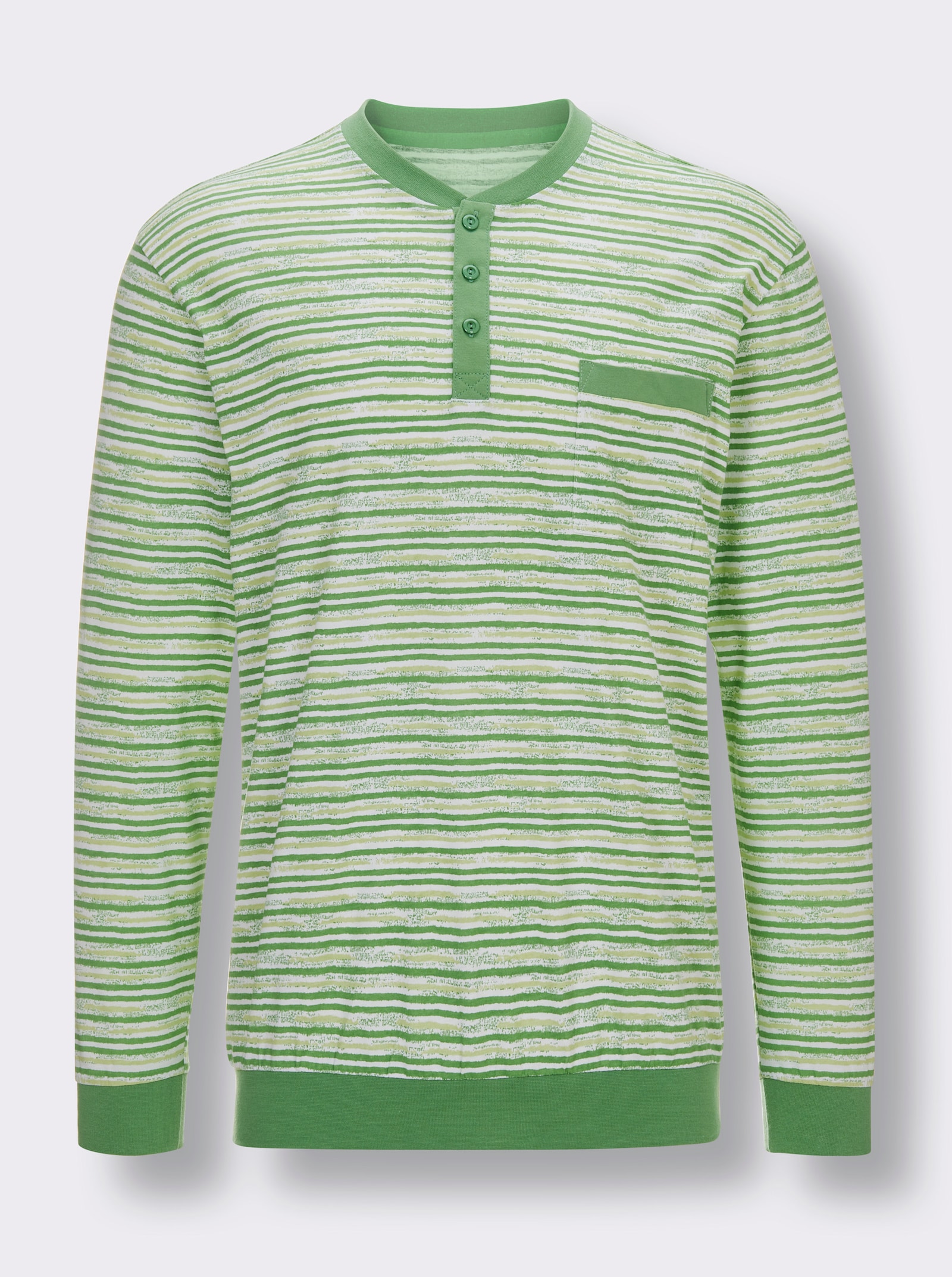 wäschepur men Pyžama - jablková-pistáciová-potisk + černá-citronová-potisk