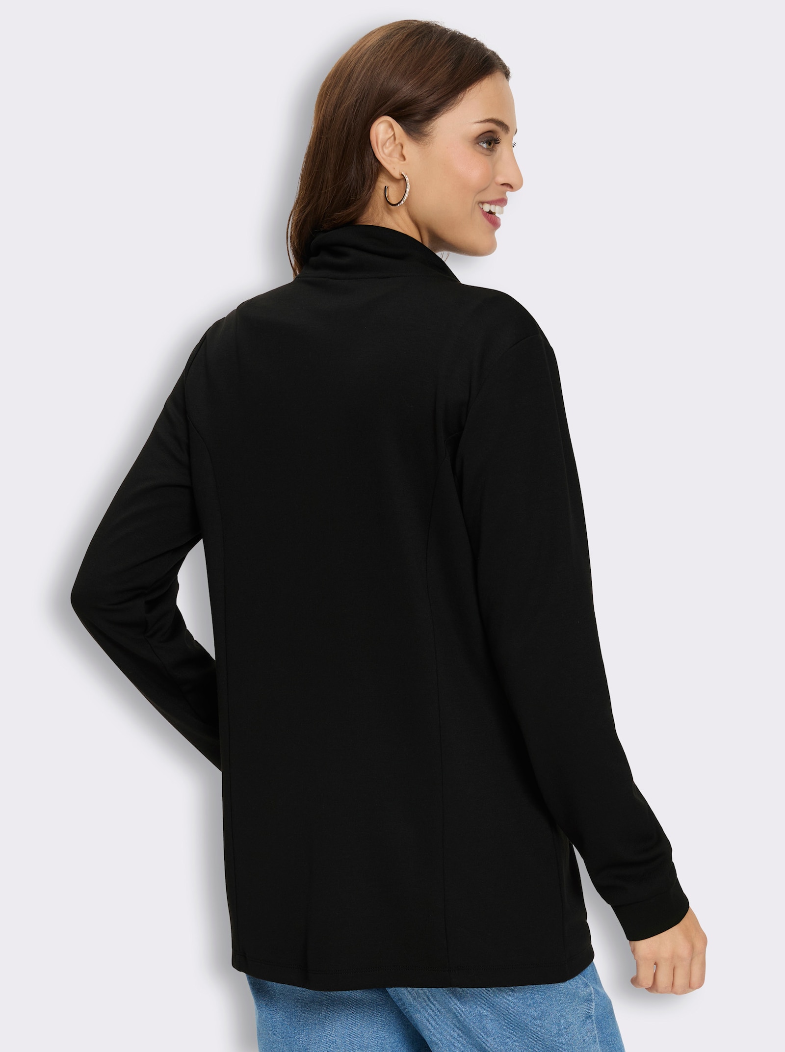 Sweatjacke - schwarz