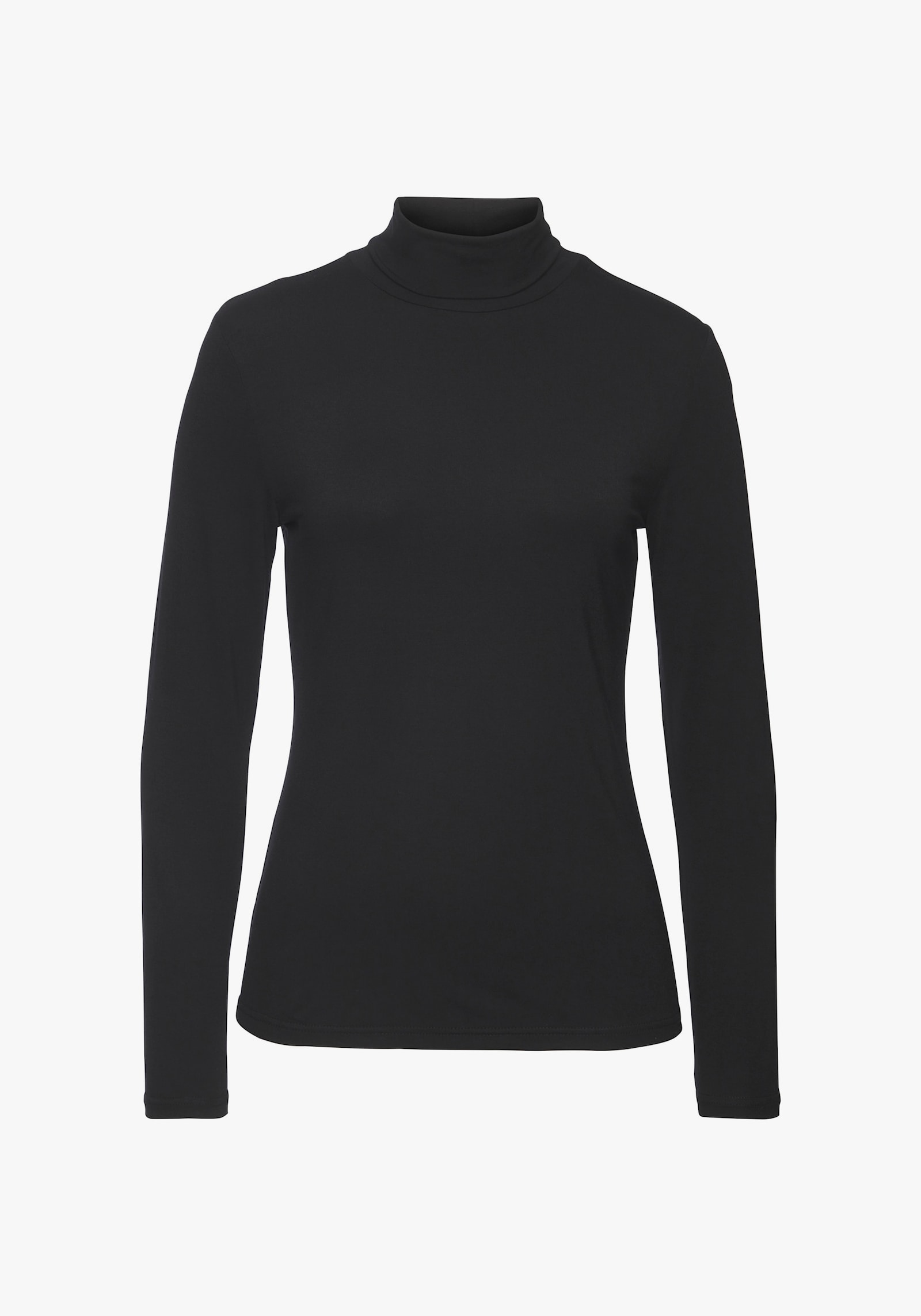 LASCANA Colshirt - zwart