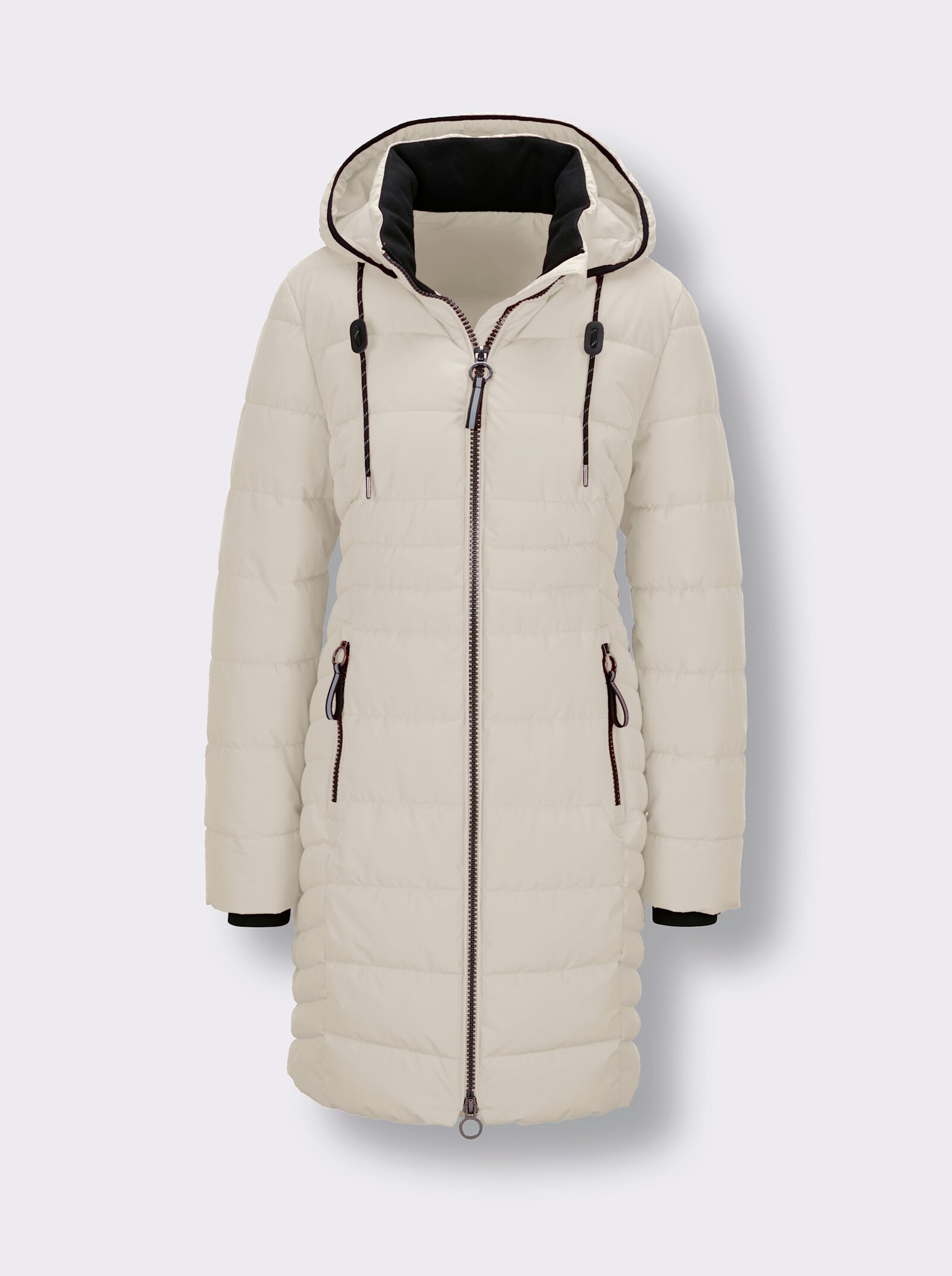 Manisa Regenmantel mit Reflektor-Details - champagner